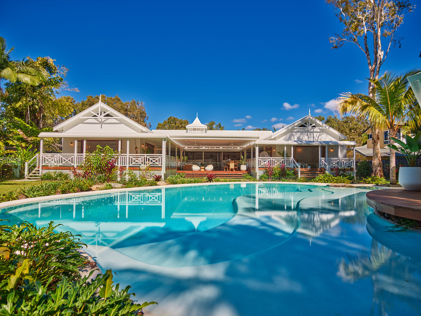 While Federation House Overlooking Resort Style Pool